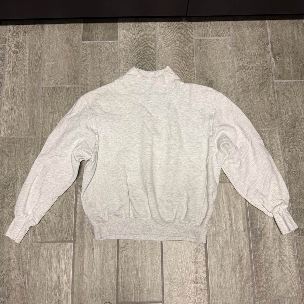 Joah Brown mock neck sweatshirt